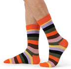 DRASEX Men's Dress Socks Funky Colorful Pattern Cotton Novelty Casual Crew Socks