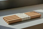 Leather & Wood Incense Sticks – 11 Inch Bamboo and Natural Wood Blend – Clean-Burning, Low Smoke – 1 Hour Burn Time – 20 Sticks.