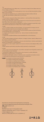 HOSSIAN 10 x Random Coloured Ball Vines Aroma Diffuser Aromatherapy Home Decor Rattan Reed Sticks + 90 Reed Diffuser Sticks, Diffuser Refills, Spa, Aromatherapy