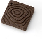 Asayu Japan Tokinami Mini Incense Holder Set – Eco-Friendly Ceramic, Set of 3 (Charcoal, Mustard, Sandstone)