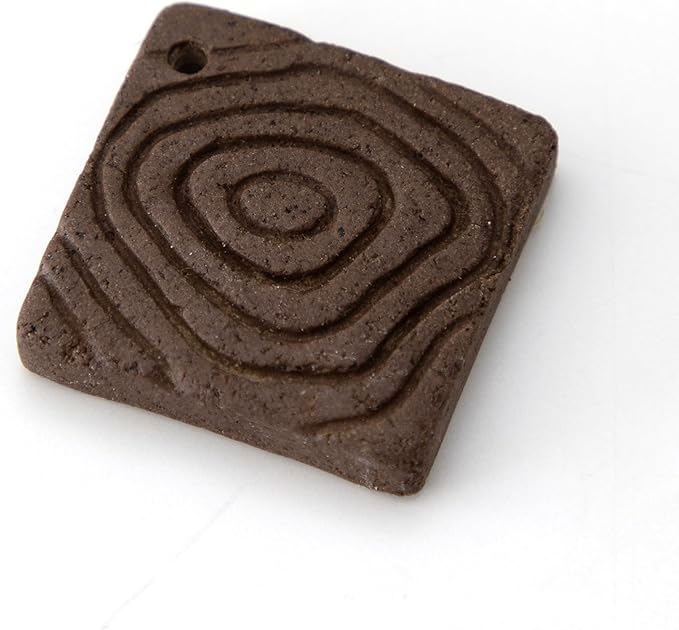 Asayu Japan Tokinami Mini Incense Holder Set – Eco-Friendly Ceramic, Set of 3 (Charcoal, Mustard, Sandstone)