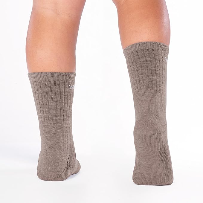 Wide Open Micro Crew Men's Socks - Merino Wool Socks for Men, Everyday Wide, Crew for Wide Feet (Style 9001)