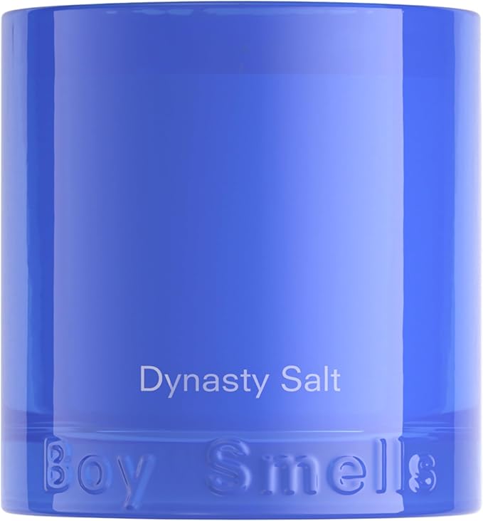 Boy Smells Dynasty Salt Cotton Candle - 8.5 oz Luxury Candle with Pink Pepper, Cotton Accord, and Musk - Cotton Wick - Up to 50-Hour Burn - Cotton Wick