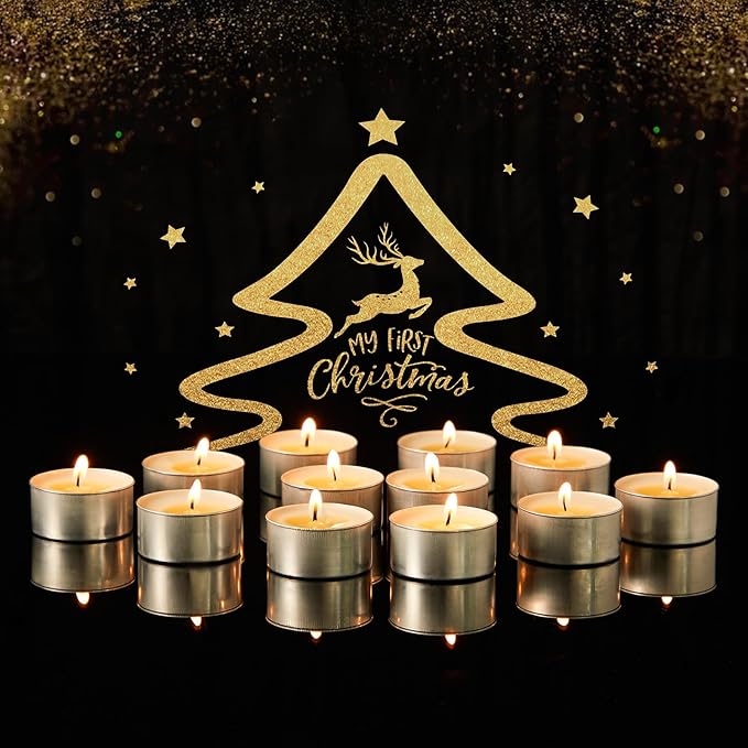 Unscented Tea Lights Candles 240 Pack, 6 Hours Long Burning,White Tea Candles Bulk, Bright Burn with Palm Wax,Smokeless Tealight Candles for Wedding,Centerpiece,Christmas Lights,Home Decorative