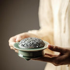 Powder Incense Burner Set - Making Incense Seal with 12pcs Toolskit, Incense Holder for Stick/Cone/Coil/Powder, Gift for Women and Fragrance