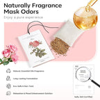 12 Pcs Rose Sachets Long Lasting Air Freshener Fragrance Potpourri Bags Odor Eliminator for Home Closet Drawer Deodorizer