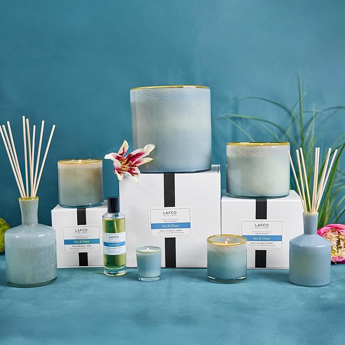 LAFCO New York Odor Removing Room Mist, Sea & Dune - 4 oz - Eliminates Unpleasant Scents & Provides Luxurious Fragrance - Up to 750 Pump Sprays Per Bottle - Made in the USA