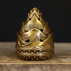 Brass Incense Burner Chinese Traditional Incense Burner Kit Zen Copper Incense Burner Office Home Yoga Room Sandalwood Burner Decoration Censer