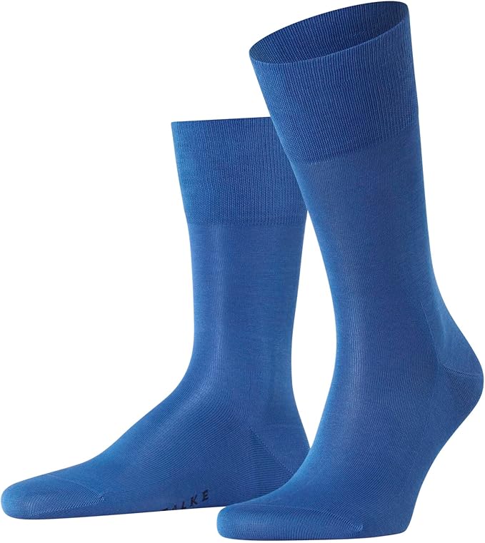 FALKE Men's Tiago Dress Socks, Sustainable Cotton, Crew, 1 Pair