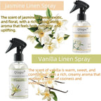 Natural Linen & Room Spray Air Freshener Mist – Scented Fabric Spray with Plant Extracts for Pillows, Sheets, and Home Fragrance. Aromatherapy Pillow Mist for Relaxation and Sleep 4PCS