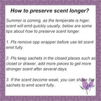 14 Packs Lavender Scented Sachets for Drawers and Closets