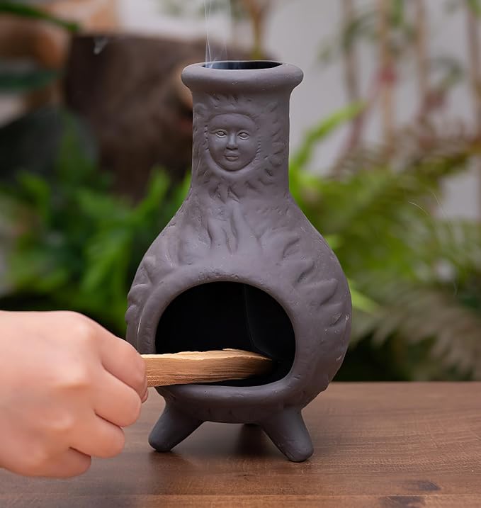 Handmade Palo Santo Holder & Incense Cone Burner-Elegant Sage Smudging Accessory with Capacity for Spiritual Rituals & Energy Cleansing-Thoughtful Gifts for Meditation, Yoga, Aromatherapy