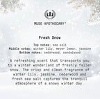 Muse Apothecary Pillow Ritual - Aromatic, Calming and Relaxing Pillow Mist, Linen and Fabric Spray - Infused with Natural Aromatherapy Essential Oils - 8 oz, Fresh Snow