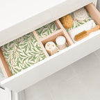 10 Sheets Drawer Liners for Dresser Scented Drawer Liners Non Adhesive Scented Paper for Fragrant Home Shelf Closet(Linen,Greenery)