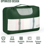 Veken 10 Set Packing Cubes for Travel Essential, Suitcase Organizer Bags in 4 Sizes, Carry-On Luggage Accessories with Large Laundry & Hanging Toiletry Bag, Must-Have for Airplane, Road Trip & Camping
