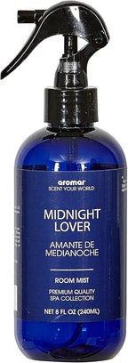 Aromar Essential Room Mist and Fabric Spray with Natural Freshener Aromatherapy for a Fresh and Rejuvenated Home 8 oz Midnight Lover