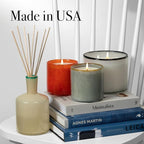 LAFCO New York Reed Diffuser Refill, French Lilac - 8.4 oz - Up to 4-Month Fragrance Life - Includes Natural Wood Reeds - Free of Dyes & Propellants - Made in The USA