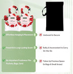 15 Packs Rose Scented Sachets Bag for Drawers and Closets, Air Freshener for Home Fragrance Sachet, Long-Lasting Hanging Closet Deodorizer Smell Goods for House