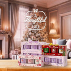 Lavender Candle, Scented Candles Gift Set for Stress Relief, 3 Votive Candles for Women and Men, Birthday Candle Gifts for Women, Christmas Candles for Women (Purple, 7 oz)