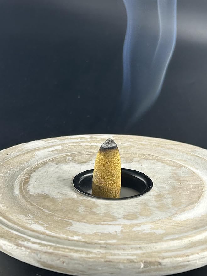 S.B ARTS Incense Holder for Sticks, Insence Stick Holder Ash Catcher for Table Decorations and Gifting - Wooden Incense Tray for Sticks - Home Decor Gifts (Brown Hut)