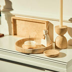 Pearly Onyx Japanese Incense Holder for Sticks, Cone Ash Catcher Bowl,Marble Incense Stand Set with Sandalwood Sticks & 2 Brass Burners, Minimalist, Zen, White