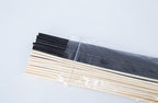 LWH-US 120 PCS Reed Diffuser Sticks,10 Inch Natural Rattan Wood Sticks,Essential Oil Aroma Diffuser Replacements Sticks for own Space (Black Color and Natural Color) 10×3.7×0.59 inch