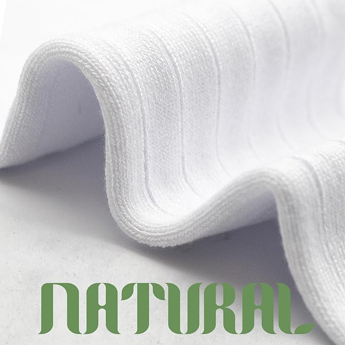 Modal Mens Crew Socks, Formal Mid-Length Dress Calf Socks 2 or 4 Pk