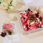 Potpourri Bowl Fillers - Rose Scented Vase Fillers Fragrance | Pink Home Decor | Fragrance for Bathroom Living Room Bedroom | Air Freshener, Gifts (Pinecone)