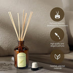 Premium Reed Diffuser Set - 8.8 oz (250 ml) Bedroom Bathroom Living Room Home Fragrance Products Rosemary&Mint Scent 1 Pack