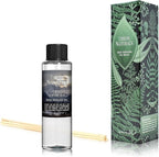 Urban Naturals Reed Diffuser Oil Refill, Crisp Alpine Air Diffuser Oils with Eucalyptus, Pine, Citrus, 4 oz + Free Reed Sticks, Made in The USA