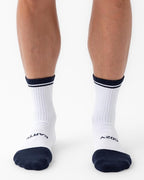 Cozy Earth Essential Calf Socks for Women and Men – Soft Mercerized Cotton Crew Socks 2-Pack Set – Heel & Arch Support