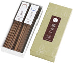 Asayu Japan Traditional Incense Sticks - Reflection Set (Frankincense + Patchouli), 40gr (Each Scent 20g), for Yoga, Zen Meditation and Relaxation - Traditional Smoke Type