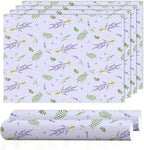 SCENTORINI Shelf Liners for Kitchen Cabinets Non-Adhesive, Lavender Scented Drawer Liners, 14.3 x 19.6 Inch 6 Sheets, for Dresser Bedroom Shelf Closet