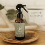 Room Spray - Sophisticated, All-Natural Home Fragrance, Pure Essential Oil Air Freshener & Odor Eliminator, Refreshing Scent - Made in the USA, Vetiver & Lavender, 4 oz Glass Bottle