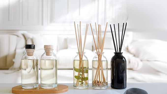 Urban Naturals Red Roses Reed Diffuser Oil Refill & Bamboo Reed Sticks | Beautiful Floral Scent of Fresh Cut Roses | Made in The USA