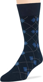 7BigStars Mens Dress Socks – 4 Pack Bamboo Crew Fit, Solid or Patterned, Thin Seamless Breathable Business