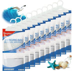Vacplus Moisture Absorbers, Hanging Closet Dehumidifier Bags, Humidity Packs, Desiccant, Closet Dehumidifiers with Ocean Breeze Fragrance, 10 Pack, 9.8 OZ