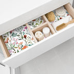 10 Sheets Drawer Liners for Dresser Scented Drawer Liners Non Adhesive Scented Paper for Fragrant Home Shelf Closet(Lavender,Colorful Pattern)