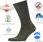 anatolian DRESS SOCKS Natural Comfortable Soft Classy - Made In TURKEY for Men Women Dress or Casual Footwear