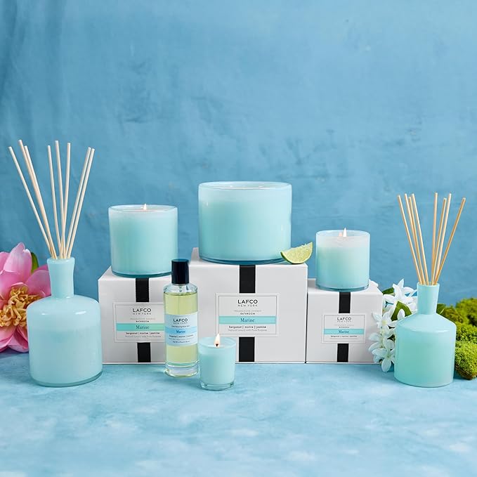 LAFCO New York Odor Removing Room Mist, Marine - 4 oz - Eliminates Unpleasant Scents & Provides Luxurious Fragrance - Up to 750 Pump Sprays Per Bottle - Made in the USA