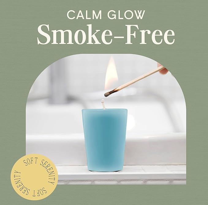 Mister Candle Spring/Summer Votive Collection Handmade Scented Votive Candles Bulk, Small Candles with Premium Wax & Essential Oils, 15 Hour Burn Time, Made in USA, (Set of 9, Baby Powder)