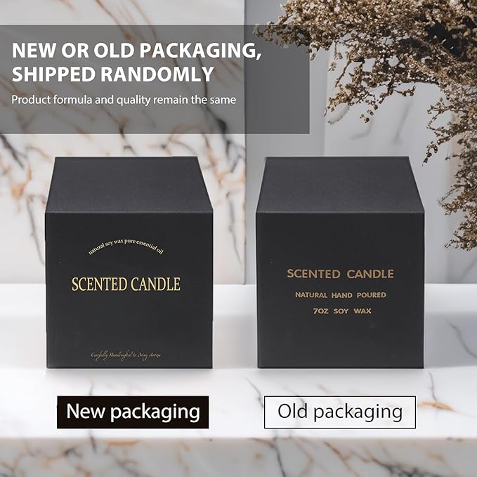 MOASITN Sandalwood Heavenly Scented Candles for Home| Natural Soy Aromatherapy Candle| Handmade Long Lasting Jar Candel| Gift for Women,Men| as Birthday,Housewarming,Thank You,Relaxing Gifts| 7oz