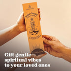 Sandalwood Amber Incense Sticks Resin - (40+ Sticks, 9 Inch) Thick Natural Amber Incense Sticks Made from Resins, Clean Charcoal Free | Warm Resinous - Sweet Aroma to Balance Energy & Cleanse Home