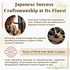 Hasegawa Japanese Low Smoke Mini Incense 3-Variety Pack (Total 140g) | Tranquil Essence with Siamese Agarwood & Sandalwood, Floral Rose, and Sakura | Refined Japanese Blends