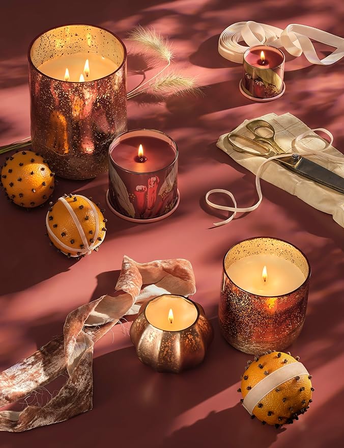 ILLUME Small Radiant Glass Candle, Cardamom Pomander