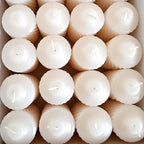 Unscented Votive Candles, Clean-Burning Votive Candles, Long-Lasting 14-16 Hour Burn Time, Ideal for Weddings, Home Décor, Spa, and Events, Made in USA, Box of 120, Ivory