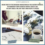 Reed Diffusers - Oil Sticks Diffuser Set with Real Dried Flowers - Reed Diffusers for Home, Bathroom & Office | Air Freshener Fragrance Sticks for Shelf Decor & Gifts by Le Petit Jardin & Co.