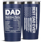 Father's Day Gift for Dad from Daughter, Son, Kids - 20oz Coffee Mug - Best Bonus Dad Birthday Gifts for Father, Husband - Christmas Ideas Drinking Cup Tumbler, Navy Blue