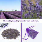 24 Pack Moth Repellent for Closet Lavender Sachet Bags, Cedar Blocks for Clothes Storage, Moth Balls Traps Cedar Lavender Bags sachets for Drawers and Closets, Protect Clothing Drawer Freshener