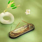 raajsee Incense Holder Hand Carved-Incense Burner Holder –Ash Catcher - Incense Stick Holder - Meditation & Yoga - Great Gift for Any Occasion Size 11x4 inch